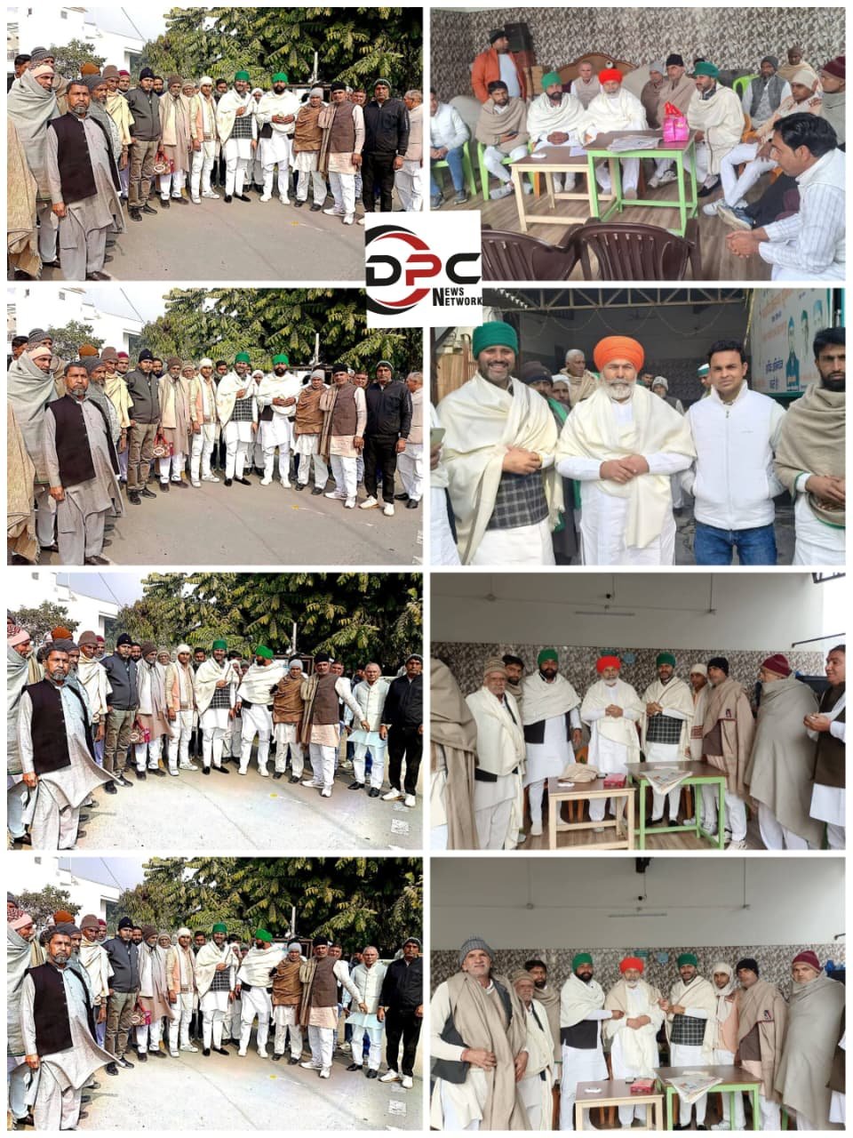 मुज़फ़्फ़रनगर में भाकियू का सदस्यता अभियान, सैकड़ों किसानों ने थामा संगठन का दामन